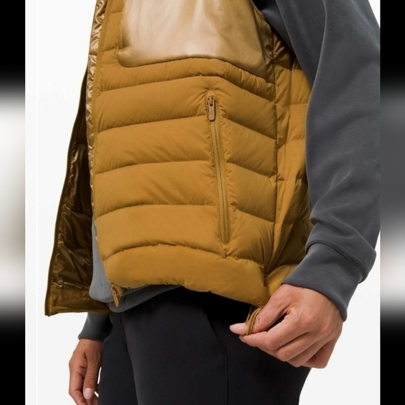 Lululemon Navigation Stretch Down Vest Spiced Bronze Size 2. - Picture 14 of 16
